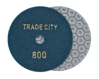 Алмазные гибкие шлифовальные круги Гайка Pads 7-STEP D100 №800 Алмазные гибкие шлифовальные круги Гайка Pads 7-STEP D100 №800