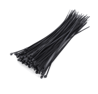 Стяжки нейлоновые 4.8x400мм хомуты 50шт.черные