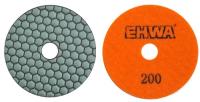 Алмазные гибкие шлифовальные круги EHWA Hexagonal Pads 7-STEP №200 D100
